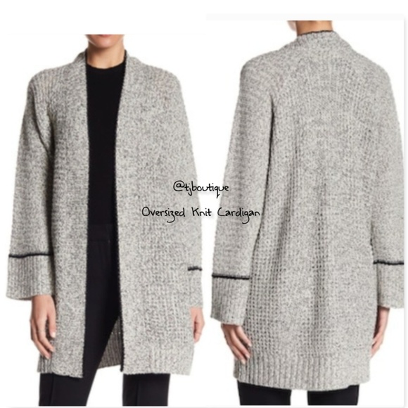 Modern Designer Sweaters - NEW Modern Designer Over sized Knit Cardigan D1